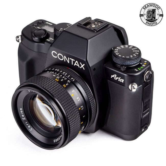 Contax Aria 35mm SLR w/ Zeiss Planar T* 50mm f/1.4 EXCELLENT