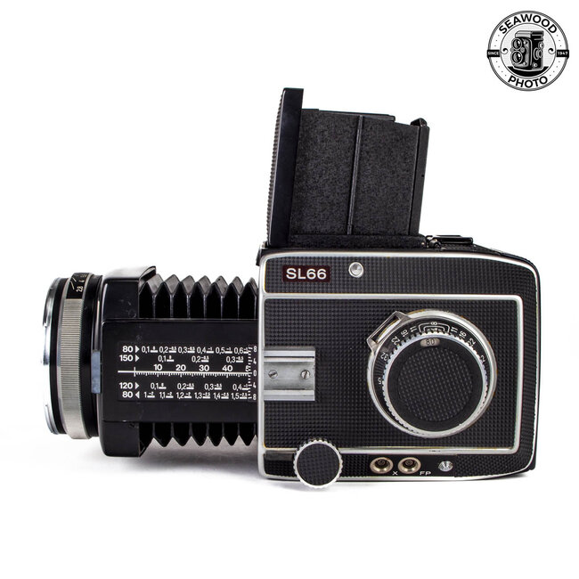 Rolleiflex SL66 w/Zeiss 80mm f/2.8 GOOD+