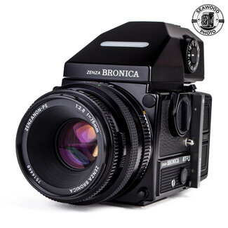 Bronica Bronica ETRSi 645 Camera w/75mm f/2.8 Zenzanon, AE Prism, WLF EXCELLENT