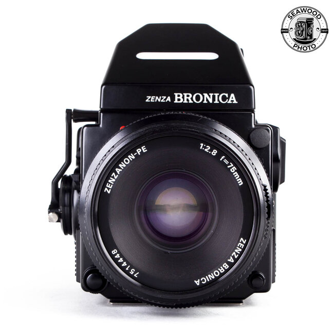 Bronica ETRSi 645 Camera w/75mm f/2.8 Zenzanon, AE Prism, WLF EXCELLENT