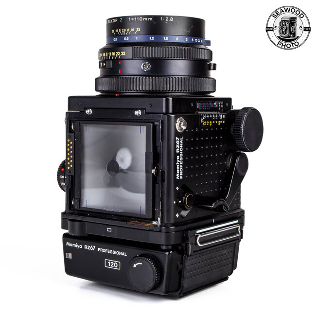 Mamiya RZ67 w/ 110mm f/2.8, AE Prism + WLF GOOD+