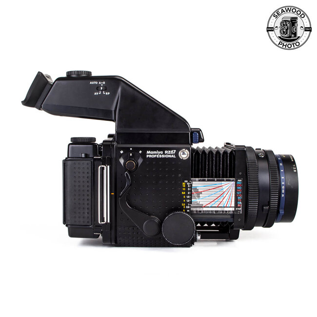 Mamiya RZ67 w/ 110mm f/2.8, AE Prism + WLF GOOD+