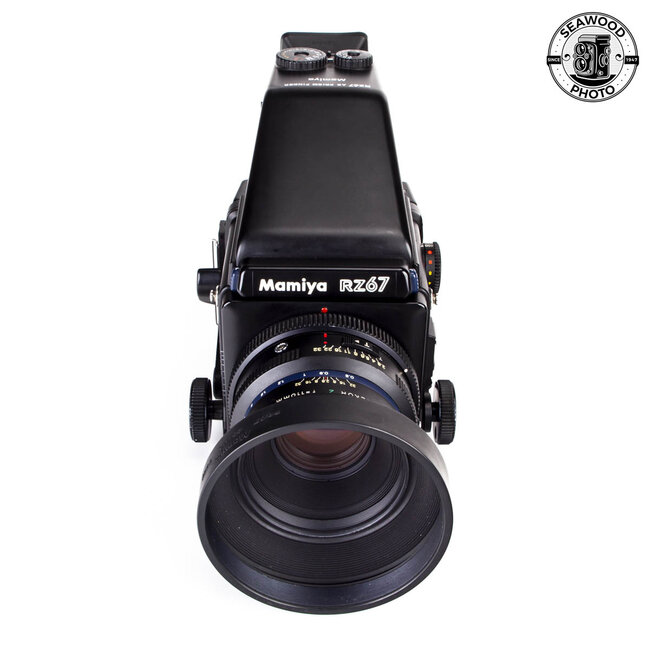 Mamiya RZ67 w/ 110mm f/2.8, AE Prism + WLF GOOD+