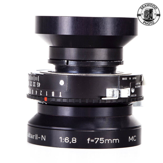 Caltar II-N (Rodenstock) 75mm f/6.8 in Copal 0 Shutter EXCELLENT