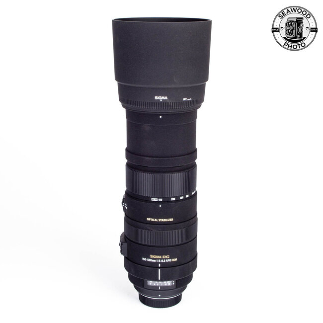 Sigma 150-500mm f/5-6.3 APO HSM for Nikon GOOD+