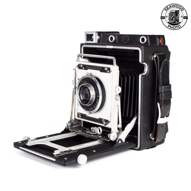 Graflex Crown Graphic 4x5 w/127mm f/4.7 Ektar GOOD