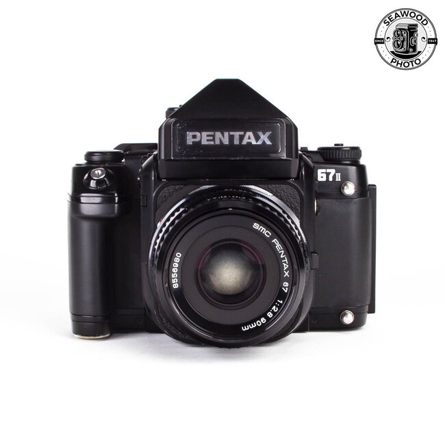 Pentax 67II w/Late 90mm f2.8 and AE Prism GOOD+