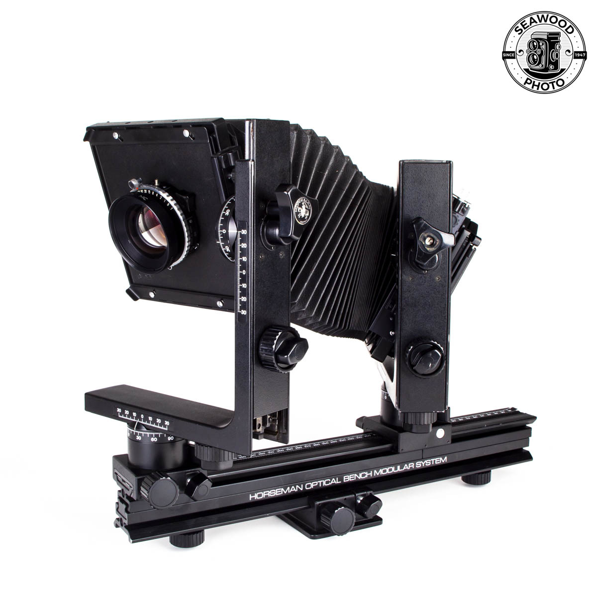 Horseman 4X5 LX View Camera Optical Bench Modular System w/210mm GOOD+ ...