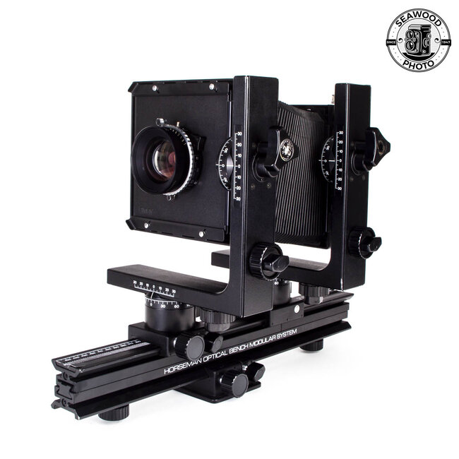 Horseman 4X5 LX View Camera Optical Bench Modular System w/210mm GOOD+