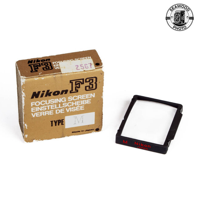 Nikon F3 Type M Focusing Screen 2567. EXCELLENT