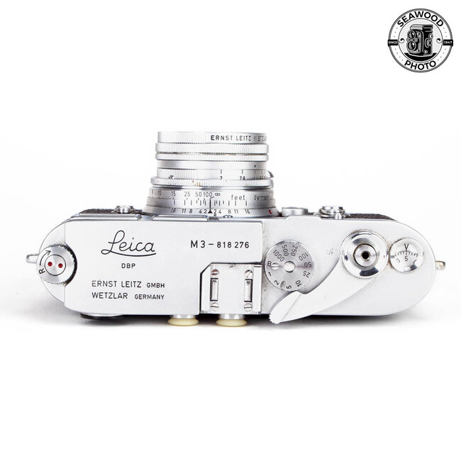 Leica M3 Double Stroke w/5cm f2 Summicron and Extras GOOD