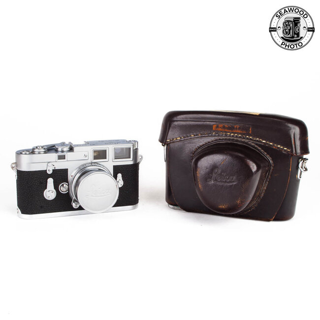 Leica M3 Double Stroke w/5cm f2 Summicron and Extras GOOD