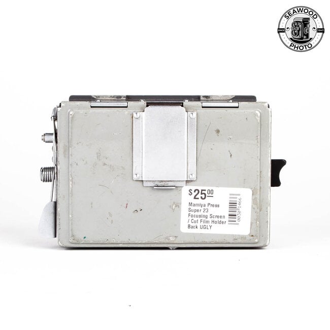 Mamiya Press Super 23 Focusing Screen / Cut Film Holder Back UGLY