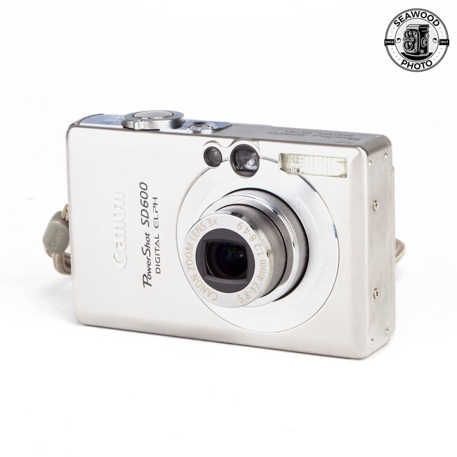 Canon PowerShot Digital SD600 ELPH 6MP SD Card Included GOOD+