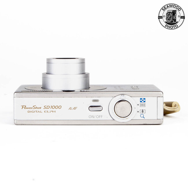 Canon PowerShot SD1000 7.1MP Point & Shoot w/ SD Card GOOD