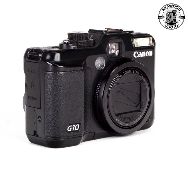 Canon G10 14.7mp w/New Batteries and Charger  GOOD+