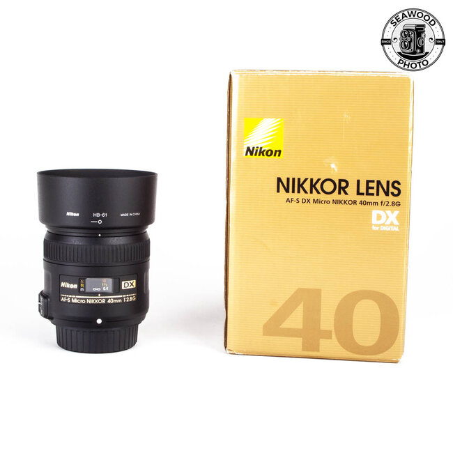 Nikon Nikkor AF-S DX Micro 40mm f/2.8 G EXCELLENT