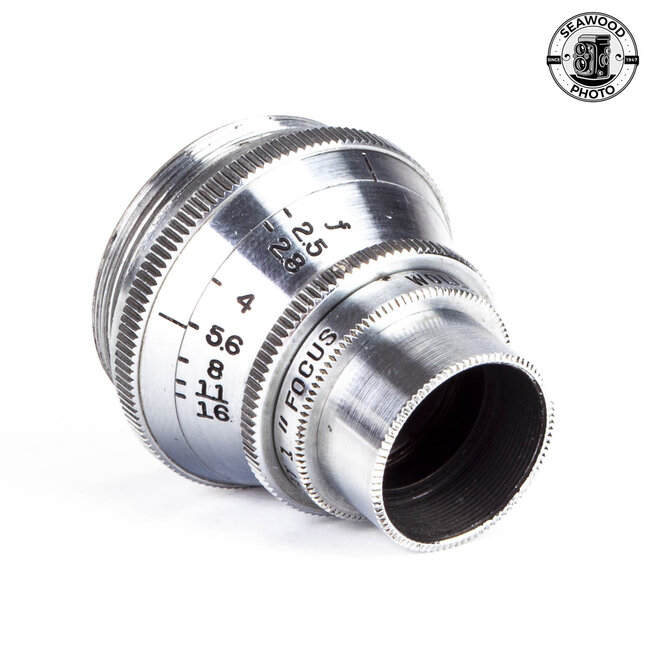 Wollensak 1" f/2.5 Cine Velostigmat GOOD+