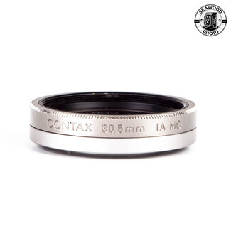 Contax Contax 305 Adapter and 30.5mm UV  1A MC Filter Silver for T3 GOOD+
