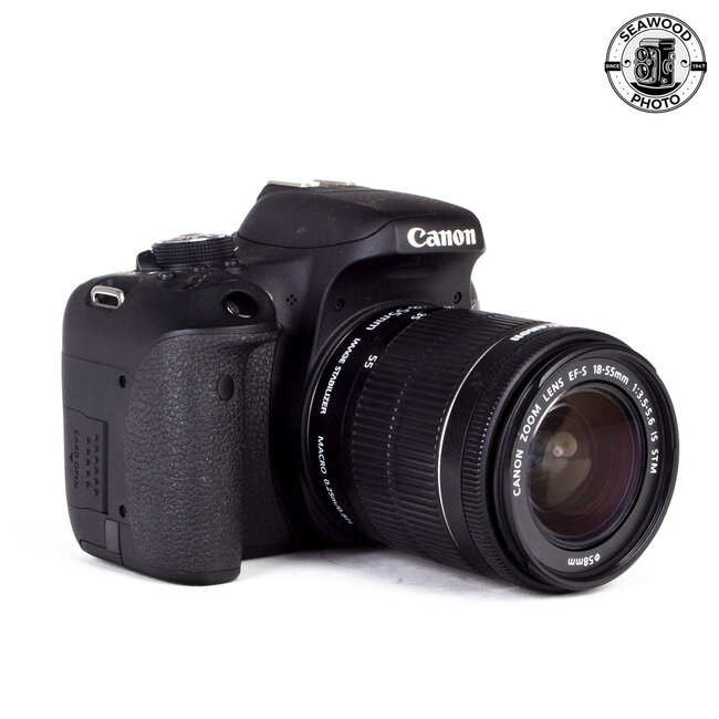 Canon Rebel T6i 24.2mp w/18-55mm lens GOOD