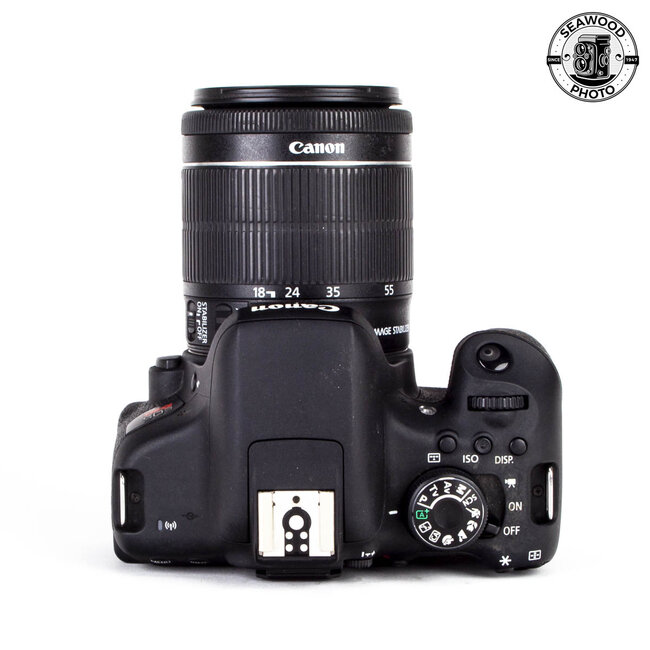 Canon Rebel T6i 24.2mp w/18-55mm lens GOOD