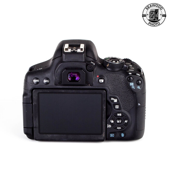 Canon Rebel T6i 24.2mp w/18-55mm lens GOOD