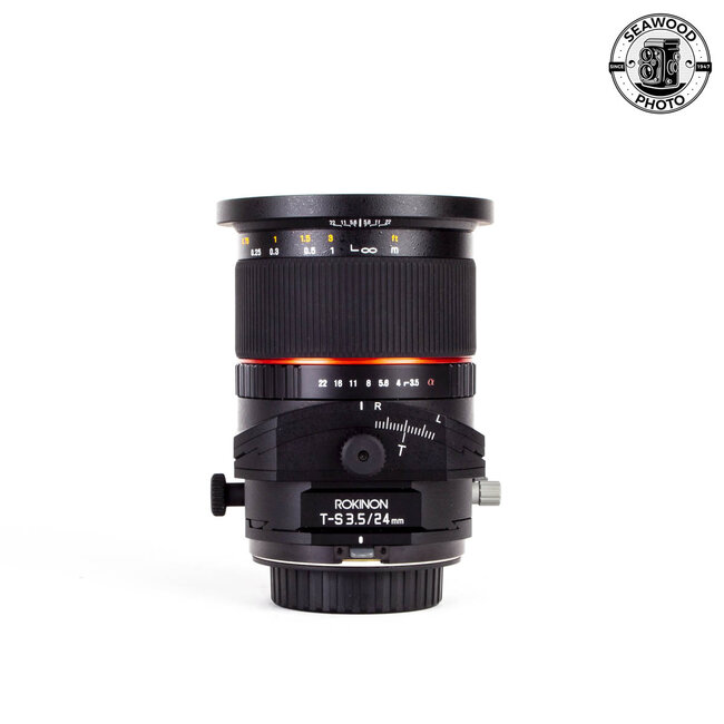 Rokinon 24mm f/3.5 Tilt and Shift ED AS Lens for Sony A Alpha Cameras EXCELLENT