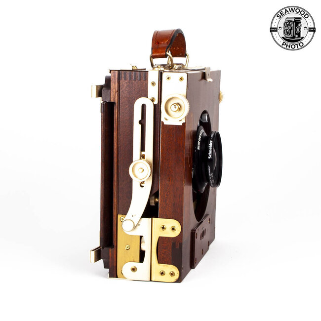 Wood 4x5 Folding Field Camera w/Schneider 135mm f/5.6 Apo-Symmar GOOD+