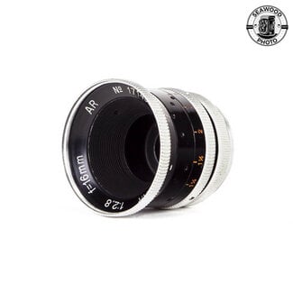 Kern 16mm f/2.8 Yvar Lens for Bolex GOOD+