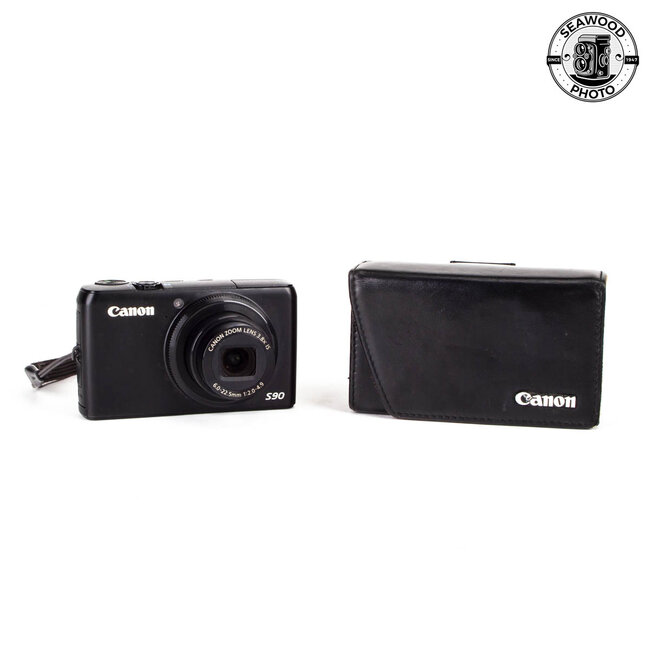 Canon PowerShot S90 10MP Point & Shoot GOOD+