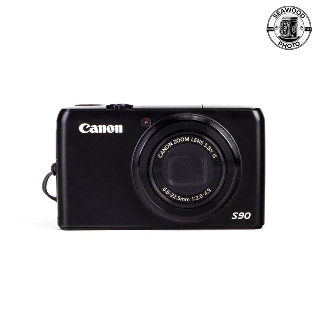 Canon PowerShot S90 10MP Point & Shoot GOOD+