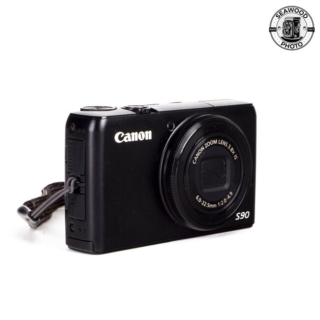 Canon PowerShot S90 10MP Point & Shoot GOOD+