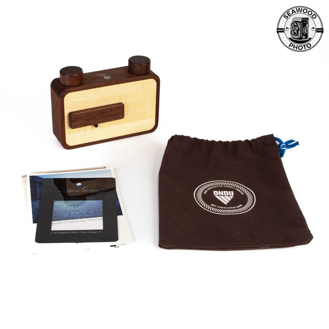 ONDU 6x6 120 Wooden Pinhole Camera GOOD