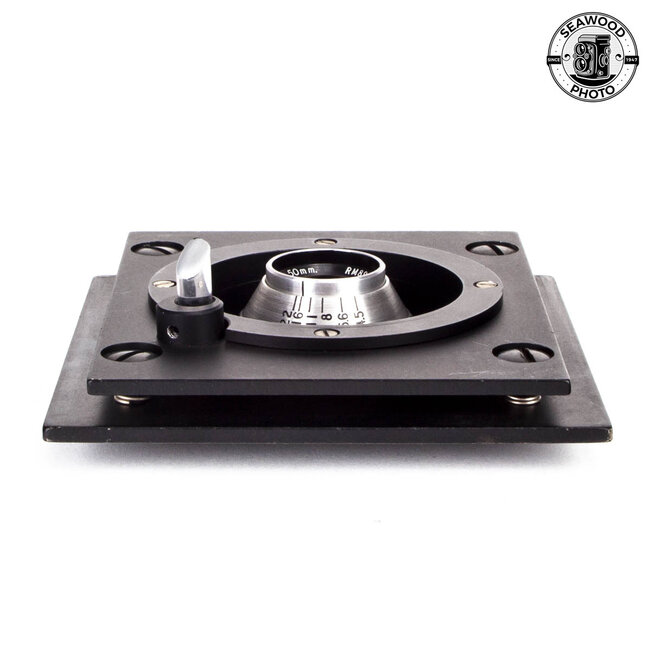 Delta Bes-Align 4x4" Adjustable Lens Board w/Kodak 50mm f/4.5 Ektar GOOD+