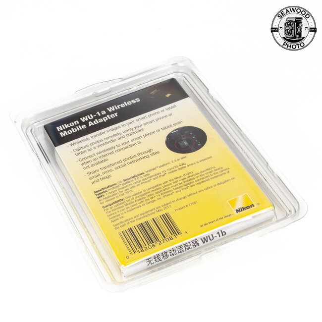 Nikon WU-1a Wireless Mobile Adapter for D7100 D5200 D3300 D3200 D7100
