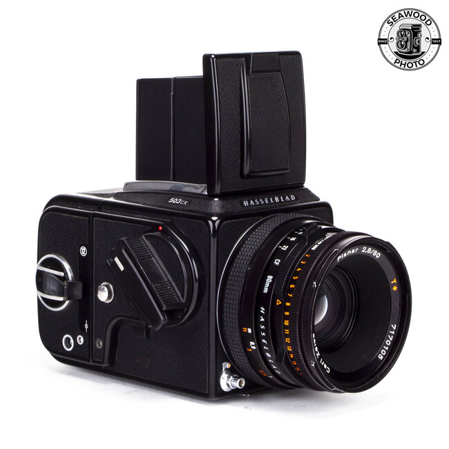 Hasselblad 503CX w/ CF 80mm f/2.8 + A12 Back GOOD+