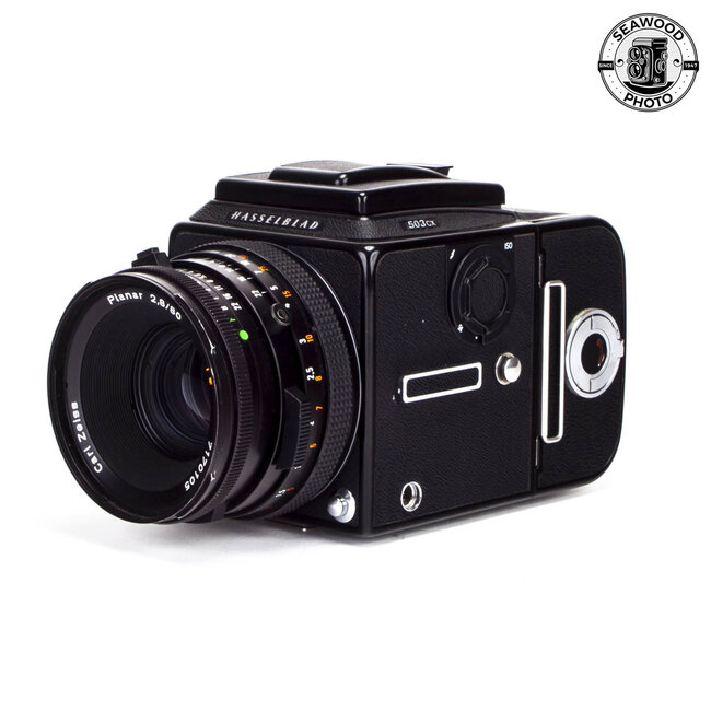 Hasselblad 503CX w/ CF 80mm f/2.8 + A12 Back GOOD+