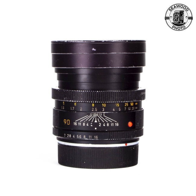 Leica 90mm f/2 Summicron-R 3-Cam GOOD-