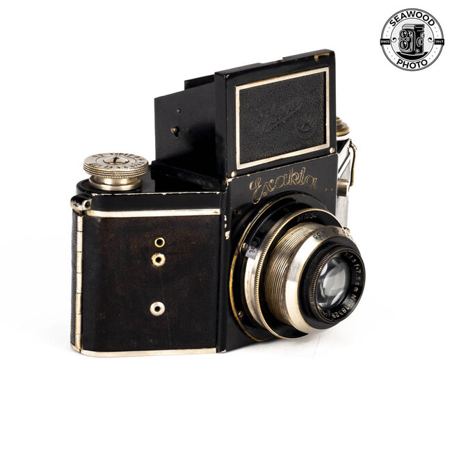 Exakta B Type 4.2 127 Film Camera w/75mm f/3.5 Exactar AS-IS