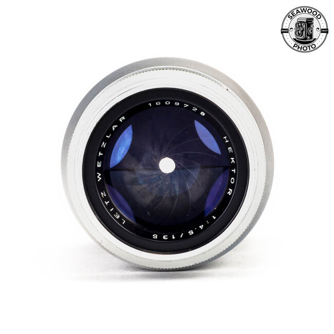 Leica 135mm f/4.5 Hektor M39 Mount w/Case  GOOD+