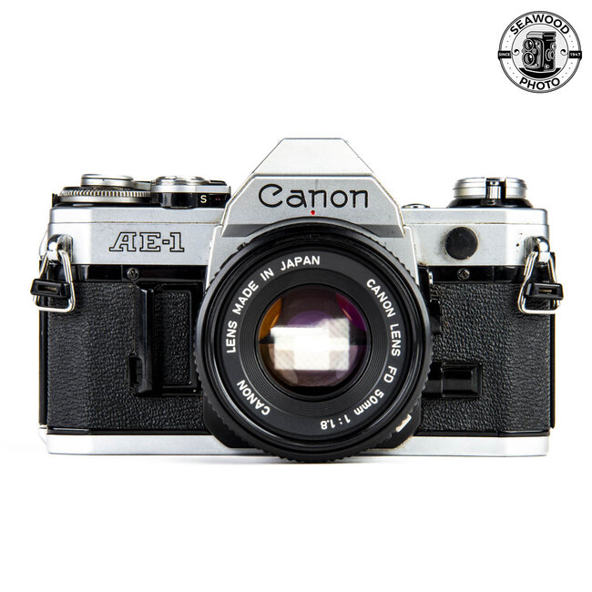 Canon AE-1 w/ FD 50mm f/1.8 GOOD+