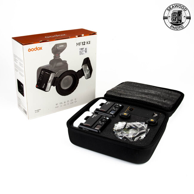 Godox MF12 K2 Macro Flash 2.4G Wireless Speedlite For Canon Nikon Sony Fujifilm LIKE NEW