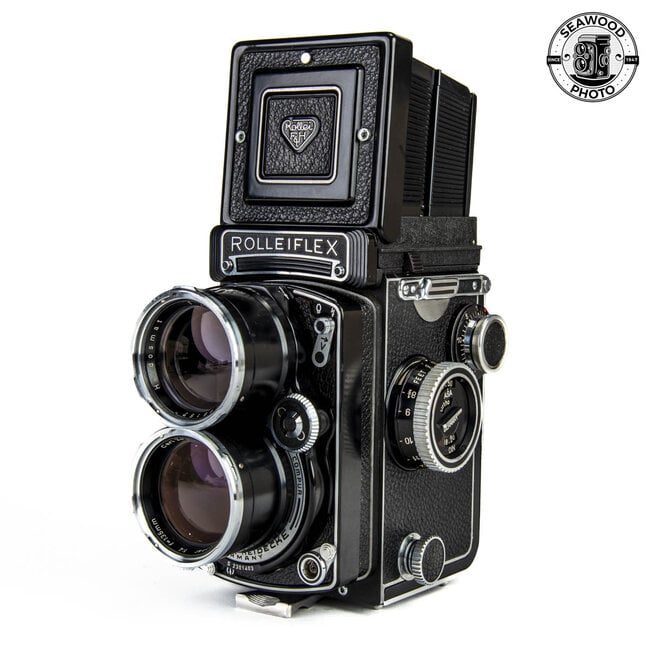 Rollei Tele Rolleiflex TLR Camera W/Sonnar 135mm f4, Rolleinar GOOD+