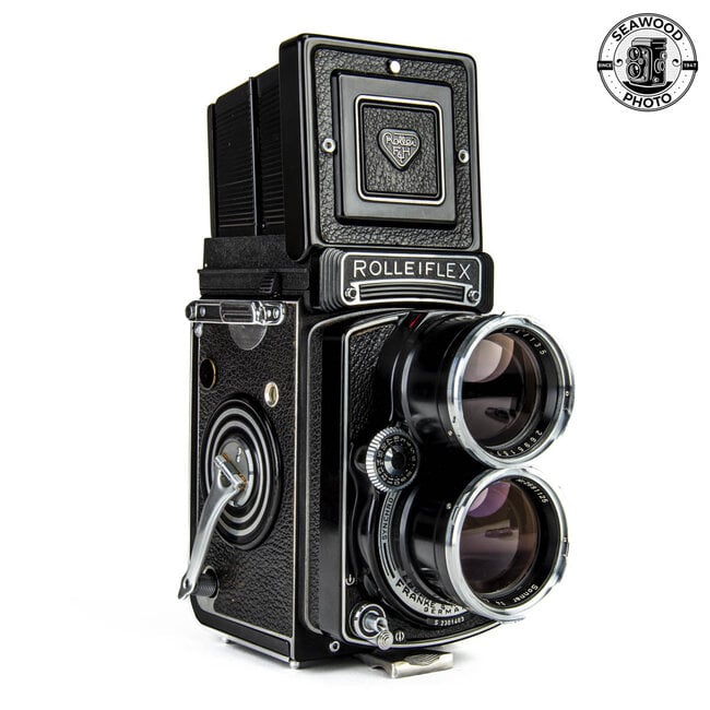 Rollei Tele Rolleiflex TLR Camera W/Sonnar 135mm f4, Rolleinar GOOD+