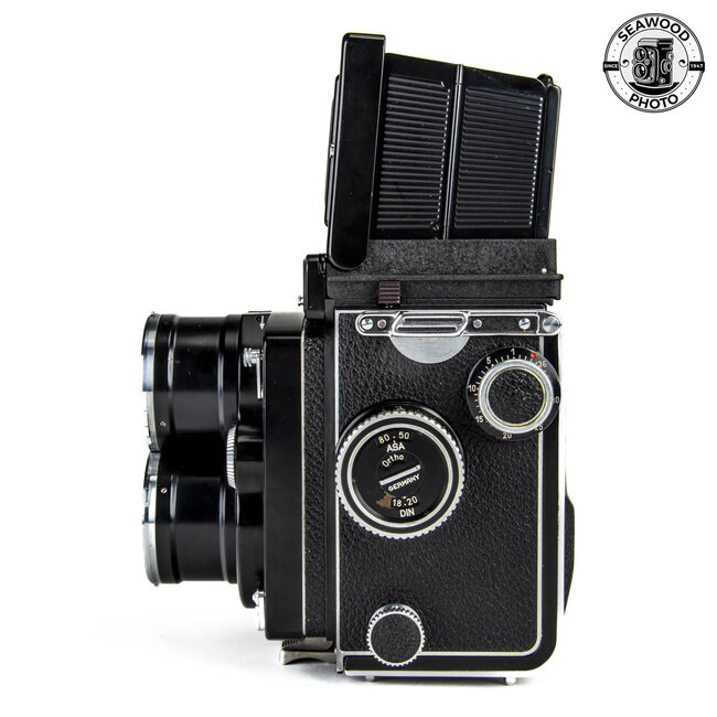 Rollei Tele Rolleiflex TLR Camera W/Sonnar 135mm f4, Rolleinar GOOD+