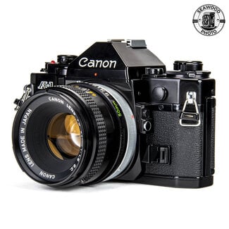 Canon Canon A-1 w/ FD 50mm f/1.8 GOOD+