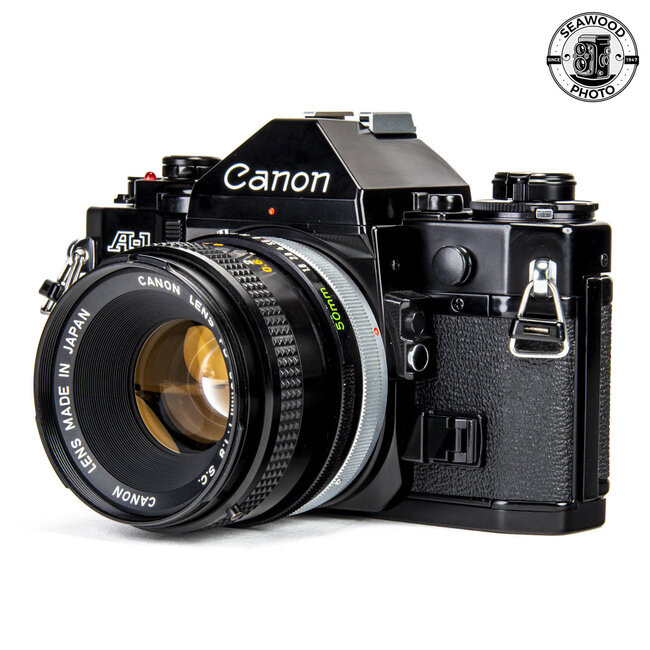 Canon A-1 w/ FD 50mm f/1.8 GOOD+