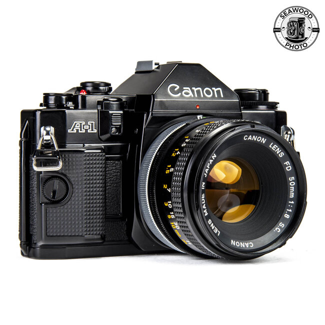 Canon A-1 w/ FD 50mm f/1.8 GOOD+