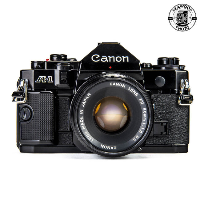 Canon A-1 w/ FD 50mm f/1.8 GOOD+