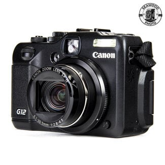 Canon Canon PowerShot G12 10MP Digital Camera + battery, charger, strap GOOD+